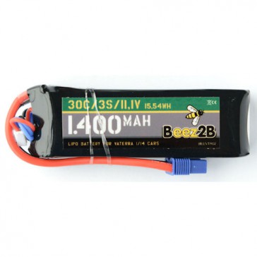 DISC.. Batterie Lipo 3s 11.1v 1400mAh pour Vaterra 1/14 Cars