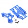 T/E-MAXX SHOCK TOWER & MOUNTS - BLUE