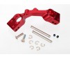 Carriers, stub axle (red-anodized 6061-T6 aluminum)(rear)(2)