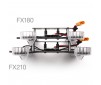 DISC.. FX180 FPV carbon frame kit 180mm with Leds & power hub