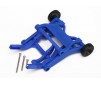 Wheelie bar, assembled (blue) (fits Slash, Stampede, Rustler