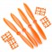 DISC.. DYS Prop 6x4.5 CW/CCW (4pcs) - orange