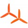 DISC.. 3 Leaf 5030 Propeller CW/CCW (Orange)