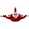 DISC.. CNC AL Swashplate Set - Blade 120 S (Red)