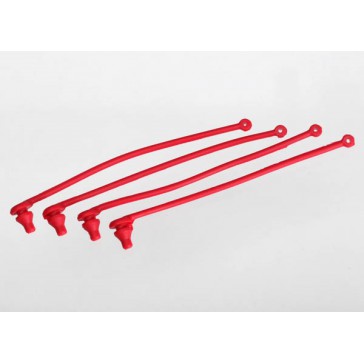 Body clip retainer, red (4)