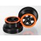 Wheels, Sct Black, Orange beadlock style, dual profile