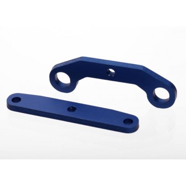 Bulkhead tie bars, front & rear, aluminum (blue-anodized)