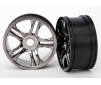 Wheels, split-spoke (black chrome) (front) (2)