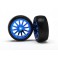 12-Sp Blue Wheels, Slick Tires Tires & W
