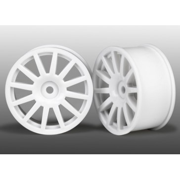 Wheels, 12-Spoke (White) (2) Wheels, 12-Sp