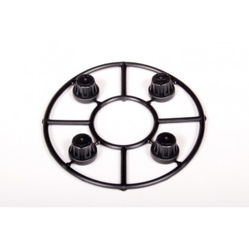 DISC.. Hub Cover Set Black (4)