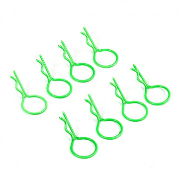 FLUORESCENT GREEN LARGE CLIPS