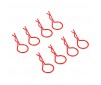 FLUORESCENT PINK LARGE CLIPS