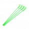 SMALL FLUORESCENT GREEN LONG BODY PIN 1/10TH