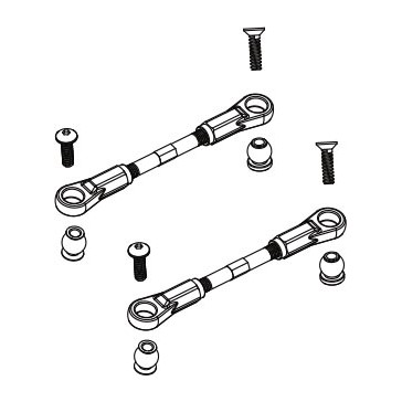 DISC.. Steering Link unit for Mad Monster 1/6