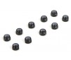 M3 Aluminum Lock Nuts, Black (10)