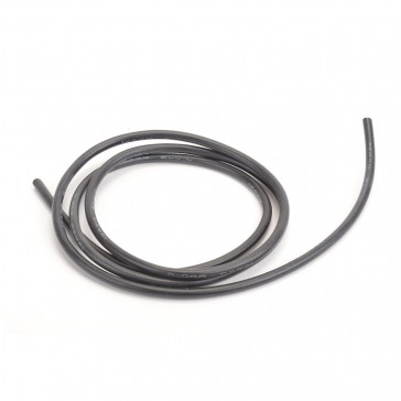 Silicone Wire 13AWG- Black-1 Mtr