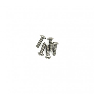 Titanium Button Head Hex Screws M3 x 10 pk10