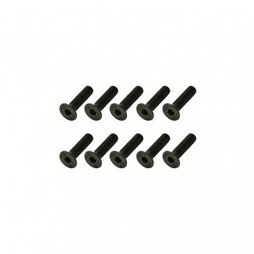 Steel Csk Hex Screws M4 x 16 pk10