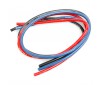 Silicone Wire 12g - Red/Black/Blue 3x50cm