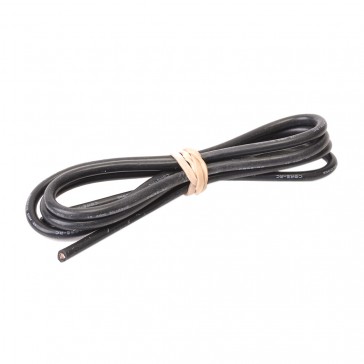 Silicone Wire 12AWG - Black 1 Metre