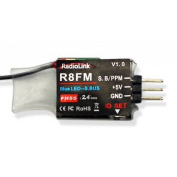 R8FM super mini (2,5g) 2.4Ghz 8Ch S.Bus Receiver for T8FB & T8S