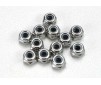 Nuts, 2.5mm nylon locking (12)