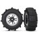 Tires & Wheels, Assembled, Glued Paddle (Sct Split- Black,