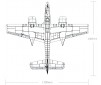 1/9 Plane 1700mm F7F Tigercat Blue PNP kit w/ reflex system