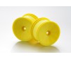 DISC.. 1:10 Off-Road 4WD racing rear rims 14mm yellow (2)