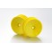 DISC.. 1:10 Off-Road 2WD racing front rims yellow (2)