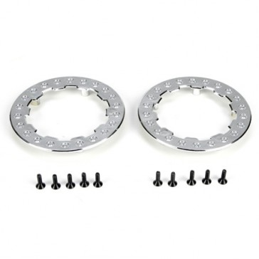 DISC..Bdlk Ring w/Screws. Chrome: XXX-SCT/TEN-SCTE (2)