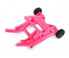 Wheelie bar, assembled (PINK) (fits Stampede, Rustler, Band