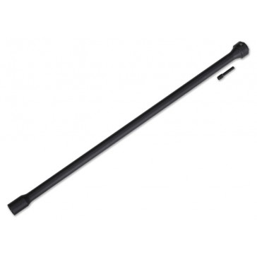 Driveshaft, center, plastic (black)/ screw pin