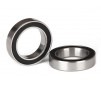 Ball bearings, black rubber sealed (12x18x4mm) (2)