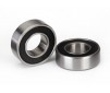 Ball bearings, black rubber sealed (6x12x4mm) (2)