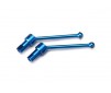 Driveshaft assembly front/rear6061-T6 aluminum (blue) 2pcs