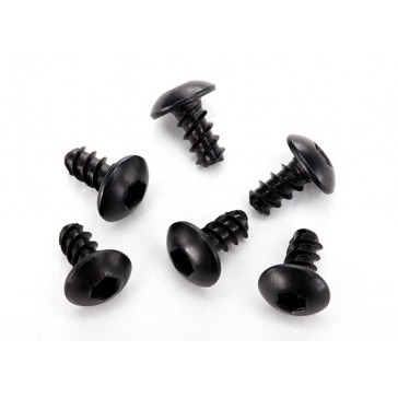 Screws, 2.6x5mm button-head machine (hex drive) (6)