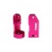 Caster blocks, 30-degree,PINK -anodized 6061-T6 aluminum (le