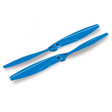 Rotor blade set, blue (2) (with screws)