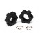 Wheel hubs, hex (2)/ hex clips (2)