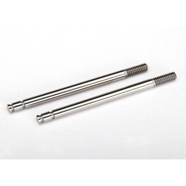 Shock shafts, steel, Chrome finish