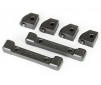 Mounts, suspension arms (front & rear) (4)/ hinge pin retain