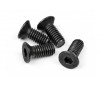 Flat Head Screw M4X10Mm (Hex Socket/Thin Type/4Pc)