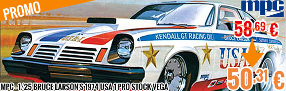 Promo - MPC - 1/25 Bruce Larson's 1974 USA 1 Pro Stock Vega