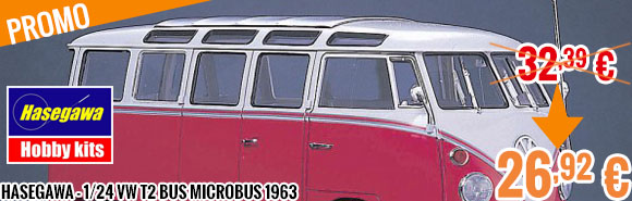 Promo - Hasegawa - 1/24 VW T2 Bus MicroBus 1963