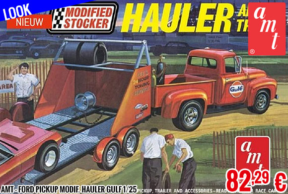 Look - AMT - Ford Pickup Modif. Hauler Gulf 1/25