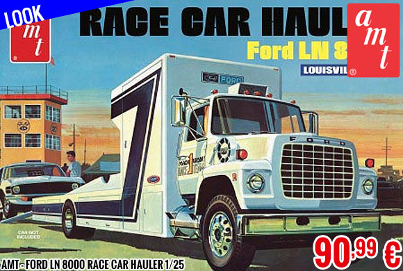 Look - AMT - Ford LN 8000 Race Car Hauler 1/25