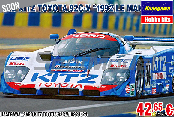 Soon - Hasegawa - Sard Kitz Toyota 92C-V 1992 1/24