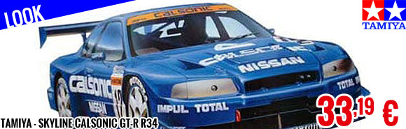 Look - Tamiya - Skyline Calsonic GT-R R34